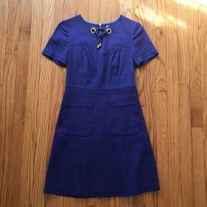 Boden Royal Blue Ottoman Dress